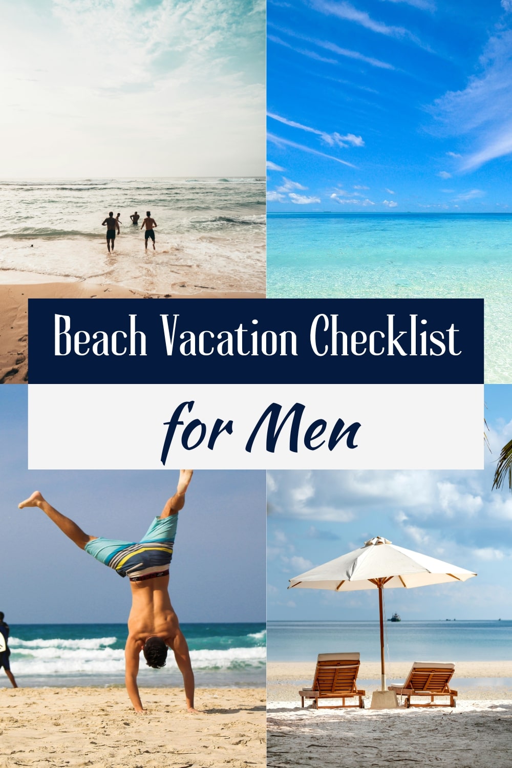 Beach Vacation Checklist for Men