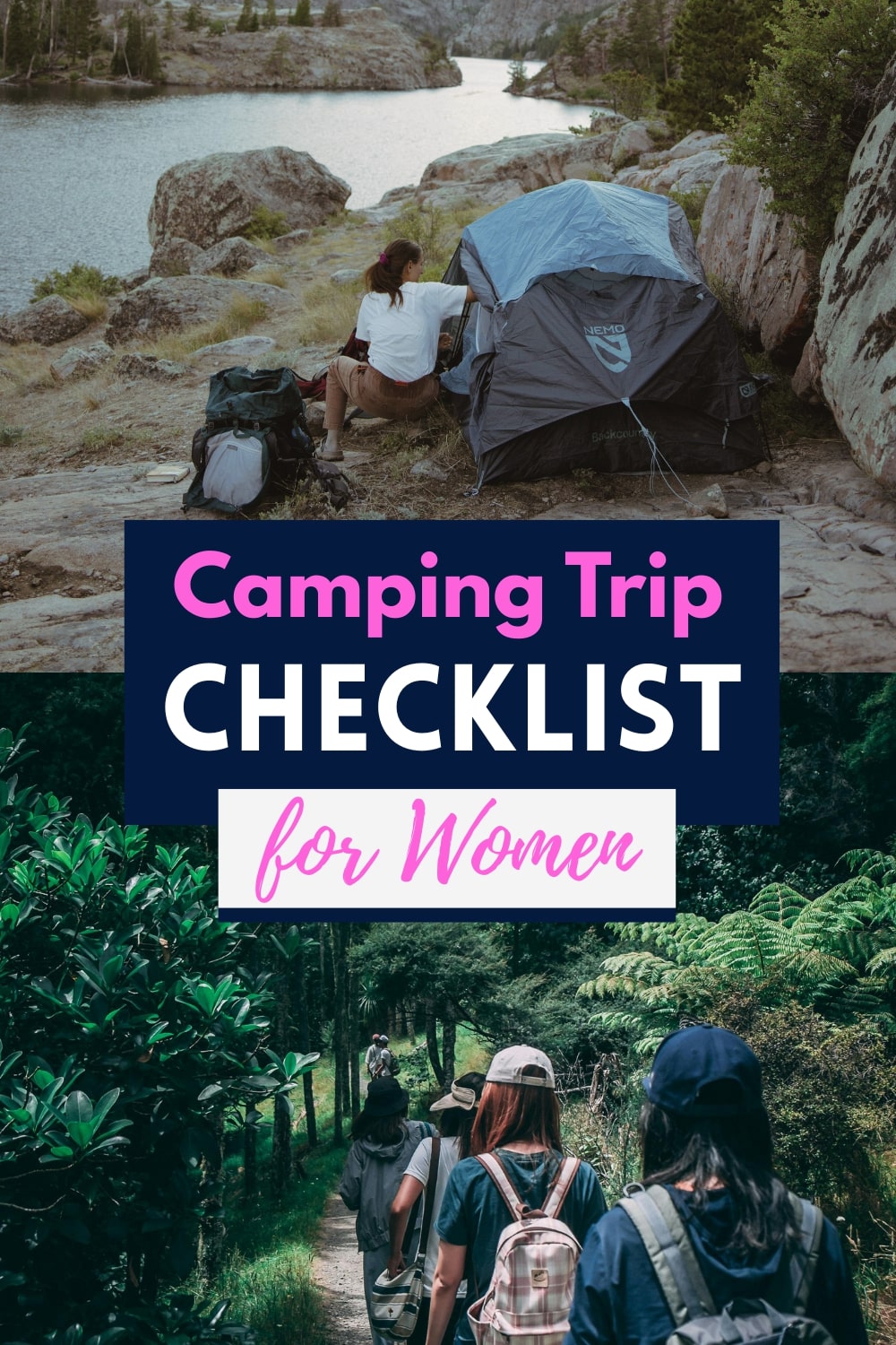 Camping Trip Checklist for Women