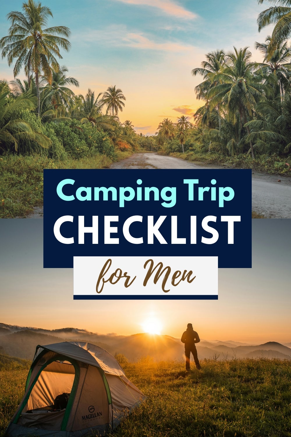 Camping Trip Checklist for men